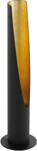Eglo, LED-Tischleuchte Barbotto in Schwarz/Gold, Eglo Lampada da tavolo Barbotto