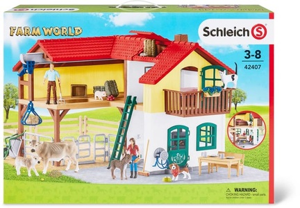 Schleich, SCHLEICH Farm World Set Bauernhaus mit Stall und Tieren, schleich® Bauernhaus mit Stall und Tieren