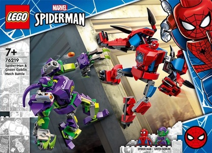 LEGO Marvel Super Heroes, 76219 LEGO® MARVEL SUPER HEROES Spider-Mans und Green Goblins Mech-Duell, LEGO® Marvel Super Heroes? 76219 - Spider-Mans und Green Goblins Mech-Duell