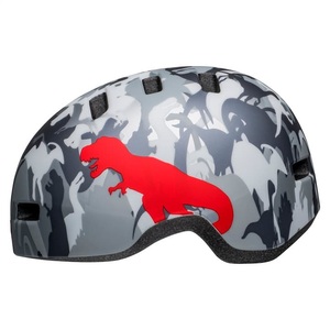 Bell, Bell Lil Ripper Helm Kinder grau 2022 45-52cm Kinderhelme, Bell Lil Ripper Helm - matte gray/silver camosaurus (Grösse: XS)