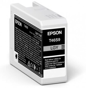 Epson, Epson Tintenpatrone T46S900 light gray, Epson Tintenpatrone, hell-grau, SureColor SC-P700, T46S900, (26ml)