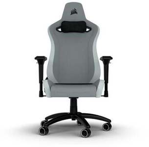 Corsair, CORSAIR TC200 - Gaming-Stuhl (Hellgrau/Weiss), Corsair Gaming-Stuhl »TC200 Fabric Gaming Chair - Standard Fit, Light Grey/White«