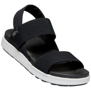 Keen, Keen Elle Backstrap Damen-Sandale schwarz, KEEN Damen Freizeitsandalen W Elle Backstrap, Schwarz, aus recyceltem PET-Kunststoff