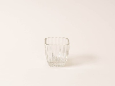 undefined, Glas mit Struktur Teelichthalter, 