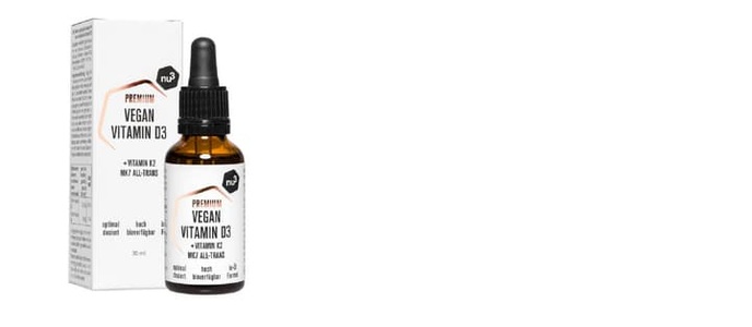 nu3, nu3 Premium Vegan Vitamin D3 + K2, Tropfen, nu3 Premium Vegan Vitamin D3 + K2