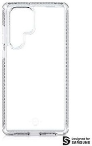 ITSKINS, ITSkins - Samsung Galaxy S22 Ultra 5G Spectrum Clear Antimikrobielle Schutz Gummi Hülle (Fallschutz 3 Meter) - Transparent, 
