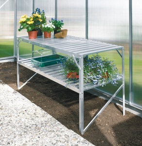 undefined, VITAVIA Tisch Gewächshaus, Vitavia Alutisch | 121 × 54 × 76 cm