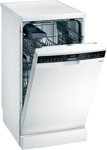 Siemens, SIEMENS SR23HW64KE - Geschirrspüler (Standgerät), Siemens iQ300, Freistehender Geschirrspüler, 45 cm, Weiß, SR23HW64KE