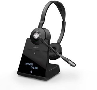 Jabra, Engage 75 Stereo, Headset, Bluetooth-Headset Jabra Engage 75, Bluetooth 5.0, mit USB-Kabel, Betriebszeit bis 13h, Standby bis 52h, Stereo-Ausführung