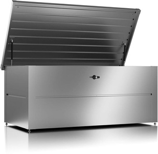 Guardi, GUARDI Gartenbox M mit Schloss, 165 x 85 73 cm, Silber, Guardi Gartenbox M mit Schloss, 165 x 85 x 73 cm, Silber