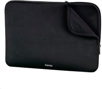 HAMA, Hama Neoprene; 34 cm (13;3'); Schwarz Laptop-Tasche, HAMA Neoprene - Notebook-Hülle, Universal, 13.37 /34 cm, Schwarz