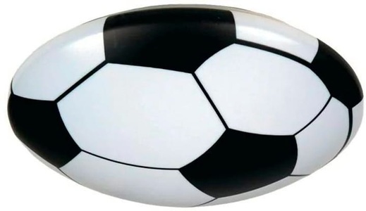 Niermann Standby, Deckenleuchte Fußball, Kunststoff, niermann Deckenleuchte »Fussball«, Leuchtmittel E27 Leuchtmittel wechselbar, Fussballoptik