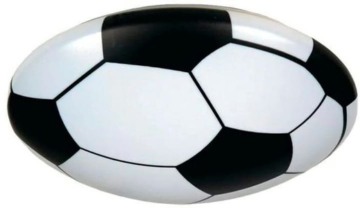 Niermann Standby, Deckenleuchte Fußball, Kunststoff, niermann Deckenleuchte »Fussball«, Leuchtmittel E27 Leuchtmittel wechselbar, Fussballoptik
