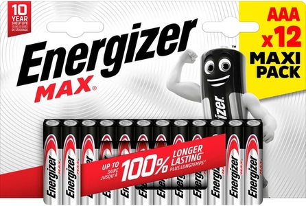 Energizer, Energizer Max Aaa/Lr03 (12Stk.) Batterie, Energizer Max Batterien AAA