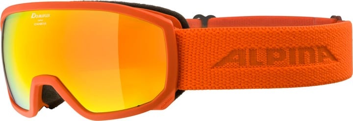 Alpina, Alpina SCARABEO Jr. Q-LITE Skibrille - Pumpkin Matt Mirror Red, Alpina SCARABEO Jr. Q-LITE Skibrille - Pumpkin Matt Mirror Red