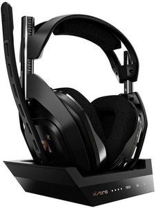 Astro, Astro A50 Gaming Headset USB schnurlos Over Ear Schwarz, ASTRO GAMING A50 (2019) + Base Station - Gaming Headset, Schwarz/Gold