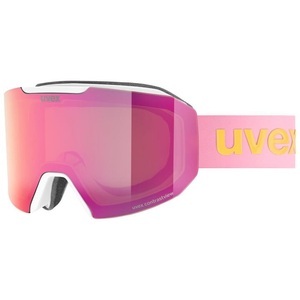 Uvex, Uvex evidnt ATTRACT WE Skibrille - white matt dl/mirror rose, Uvex evidnt ATTRACT WE Skibrille - white matt dl/mirror rose