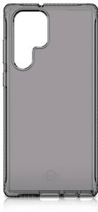 ITSKINS, ITSkins - Samsung Galaxy S22 Ultra 5G Hybrid Clear Antimikrobielle Schutz Hardcase Hülle (Fallschutz 3 Meter) - Transparent / Schwarz, 