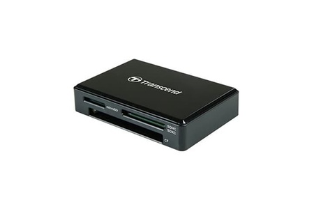 Transcend, Transcend Ts-Rdc8K2 - Kartenleser (Schwarz), Transcend CardReader, USB 3.1, Gen 1, black, SD/microSD/CF slots, TS-RDC8K2