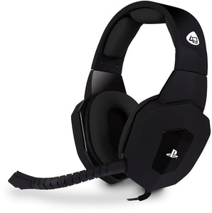 4gamers, 4Gamers »PS4 Stereo 80« Gaming-Headset (kabelgebunden, ausziehbares Mikrofon), 4Gamers PS4 Pro4-80 Gaming Headset Black - Gaming Headset (Schwarz)
