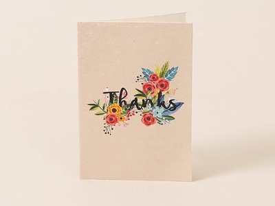 undefined, Thanks Postkarte, 