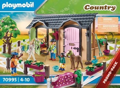 PLAYMOBIL, Playmobil 70995 Reitunterricht mit Pferdeboxen, playmobil® Country - Reitunterricht mit Pferdeboxen 70995