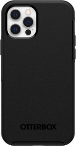 OTTERBOX, Symmetry+, Handyhülle, Otterbox Back Cover Symmetry+ MagSafe iPhone 12/12 Pro Schwarz