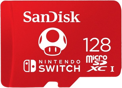 SanDisk, SanDisk Extreme Nintendo Switch™ microSDXC-Karte 128 GB UHS-I, UHS-Class 3 Geeignet für Nintendo Switch™, Sandisk Speicherkarte »microSDXC für Nintendo Switch 128GB«, (UHS Class 1 100 MB/s Lesegeschwindigkeit), U3/UHS-I/Cl.10/R100/W90