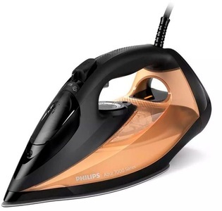 Philips, PHILIPS DST7040/81 Azur - Dampfbügeleisen (Schwarz/Gold), Philips Dampfbügeleisen DST7040/81