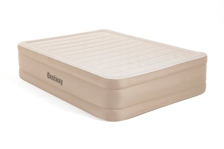 Bestway, Bestway Fortech Airbed Queen Built-in AC pump Luftbett / Gästebett, Luftbett Fortech Queen selbstaufblasend 203 x 152 x 46 cm