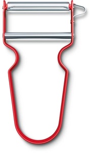 Victorinox Schweiz, Victorinox REX Sparschäler - Rot - 0 mm - Schweiz, Victorinox REX Sparschäler - Rot - 0 cm