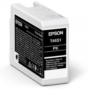 Epson, Epson Tintenpatrone T46S100 photo schwarz, Epson Tintenpatrone, photo, schwarz, SureColor SC-P700, T46S100, (26ml)