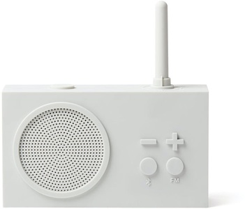 Lexon, Tykho 3 Tragbares Radio / Bluetooth-Lautsprecher - Lexon weiß/beige en plastikmaterial, Tragbares Radio Tykho 3 plastikmaterial weiß beige / Bluetooth-Lautsprecher - Lexon beige en plastikmaterial