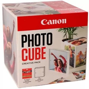 Canon, Canon Photo Cube Creative 13x13 pink PP2015x5 Acryl Fotorahmen inkl. 40 Bl. Fotopapier, CANON Photo Cube Creative 13x13 pink PP2015x5 Acryl Fotorahmen inkl. 40 Bl.