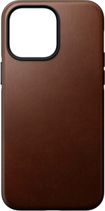 Nomad, Nomad - iPhone 14 Pro Max MagSafe Echtleder Hülle Rugged Case (NM01239185) - Braun, 