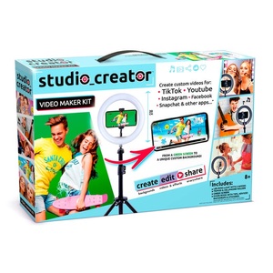 Canal Toys, Canal Toys Studio Creator, Video Maker Kit Multicolor, Set «Studio Creator Video Maker», 4 Teile
