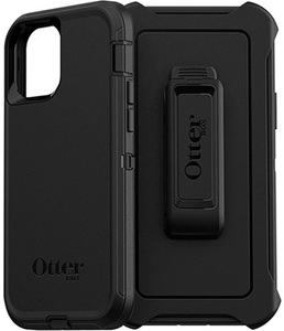 OTTERBOX, OtterBox iPhone 12/12 Pro Defender Case, Otterbox Defender Backcover Apple iPhone 12, iPhone 12 Pro Schwarz Induktives Laden, Staubdicht, Stoßfest