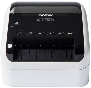 Brother, BROTHER QL-1110NWB - Etikettendrucker (Schwarz/Weiss), Brother Etikettendrucker P-touch QL-1110NWB