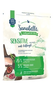 Sanabelle, Sanabelle Sensitive mit Geflügel, 400 g Trockenfutter, Sanabelle Sensitive mit Geflügel, 0.4 kg Trockenfutter