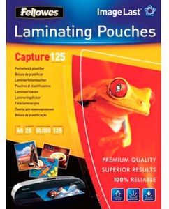 Fellowes, Fellowes 5396101 Laminating Pouches A5 25Pcs -, FELLOWES Laminiertasche A5 5396101 glanz, 125my 25 Stk