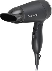 Durabase, Durabase Reisehaartrockner black/silver Reise-Haartrockner, 