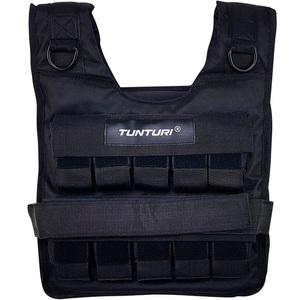 Tunturi, Tunturi - Verstellbare Gewichtsweste Pro 20 kg Schwarz, 