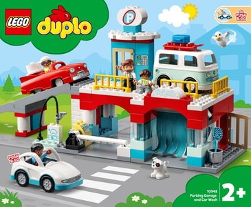 LEGO, 10948 DUPLO Parkhaus mit Autowaschanlage, Konstruktionsspielzeug, LEGO® DUPLO® 10948 - Parkhaus mit Autowaschanlage