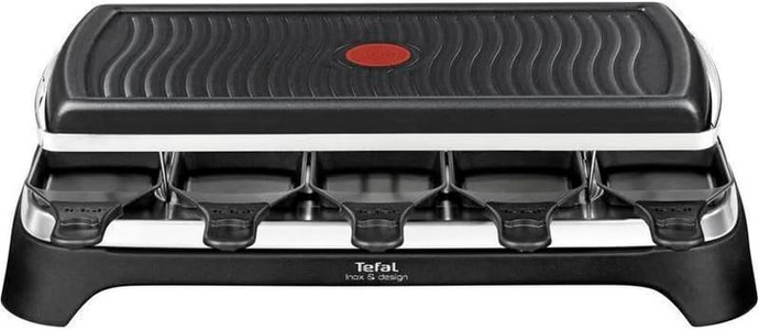 Tefal, Tefal Re4588 - Raclette (Schwarz/Edelstahl), Tefal Inox & Design RE4588 Raclette-Grill