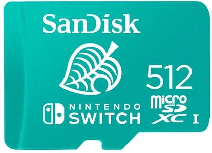 SanDisk, SanDisk microSDXC-Card Nintendo UHS-I U3 / Class 10 - 512GB, Sandisk Speicherkarte »microSDXC Extreme 512GB für Nintendo Switch«, (Class 10 100 MB/s Lesegeschwindigkeit), A1/V30/U3/C10