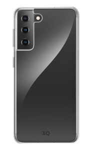 Xqisit, XQISIT - Samsung Galaxy S21 FE 5G Antibakterielle Flex Case Gummi Hülle (47274) - Transparent, 