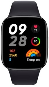 xiaomi, XIAOMI Redmi Watch 3 - Smartwatch (135 - 200 mm, TPU, Schwarz), 