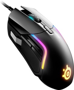 Steelseries, Rival 5, Gaming-Maus, STEELSERIES Rival 5 - Gaming-Maus, Kabelgebunden, Optisch mit Leuchtdioden, Schwarz