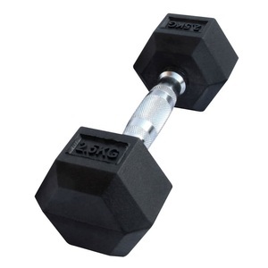 Gladiatorfit, GladiatorFit Sechseckige Hantel aus Gummi : 2.5 KG Hanteln, 