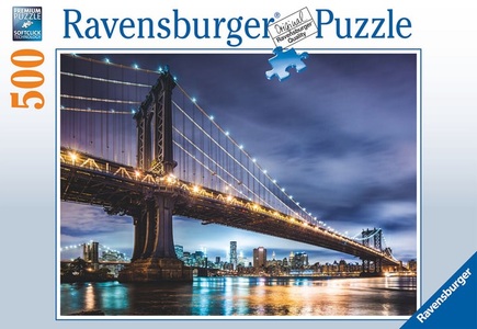 Ravensburger Verlag, Ravensburger Puzzle 16589 - New York - die Stadt, die niemals schläft -Puzzle für Erwachsene und Kinder ab 12 Jahren, Ravensburger Puzzle »NY-Stadt,die niemals schläft«, (500 tlg.)